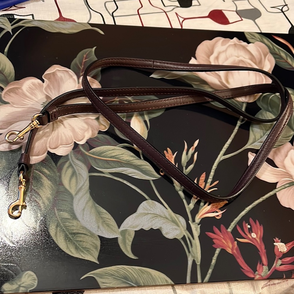 Coach purse strap.